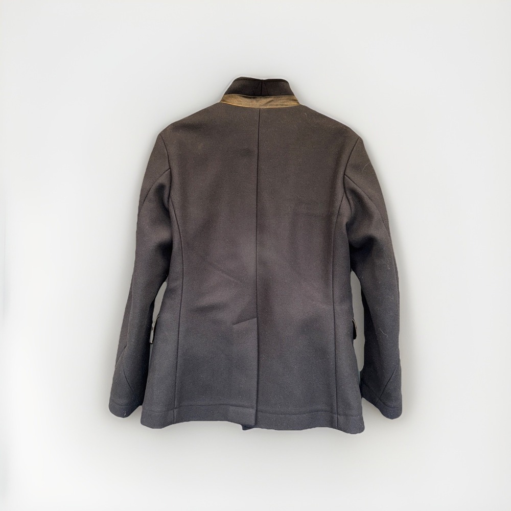 Bond PeaCoat Billy Reid Gray Size:M Made In Italy Wool Men's Jacket - Picture 4 of 13